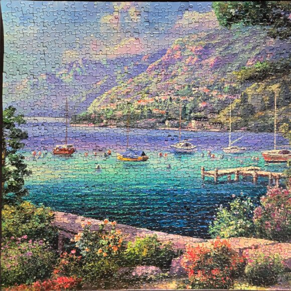 Annecy Lake, 1000 piece puzzle, Mega Brands - Picture 3 of 4